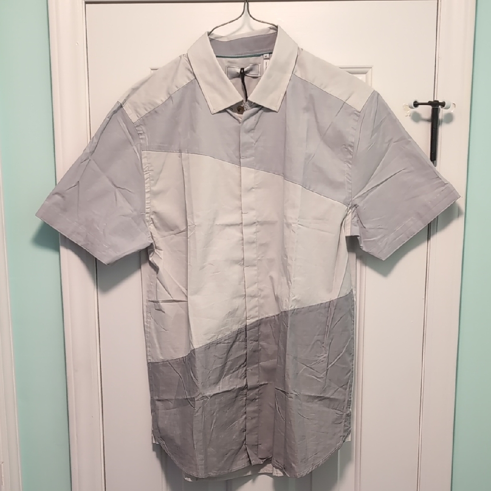 Five Four Men's Gray Colorblock Shirt